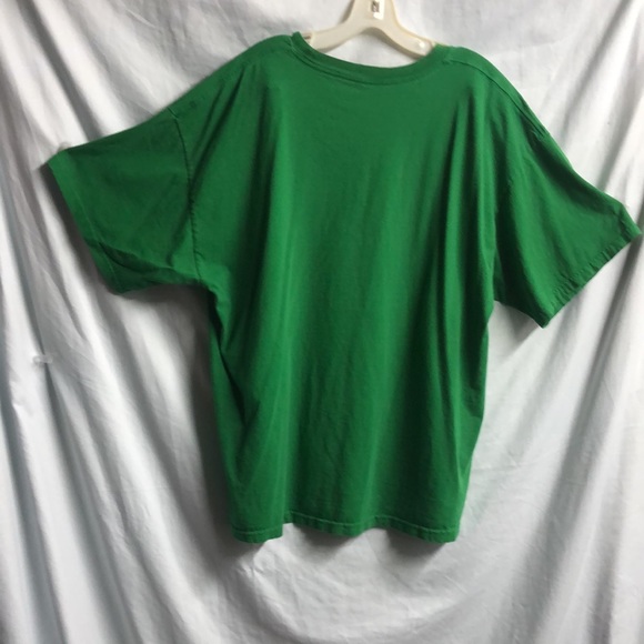 Mens 2XL green work shirt yard work garage tee - Picture 7 of 7